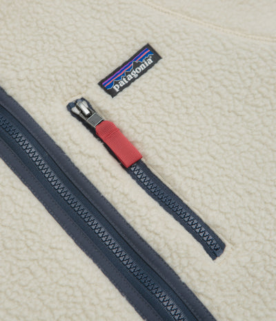Patagonia Retro Pile Fleece in Pelican and Smolder Blue