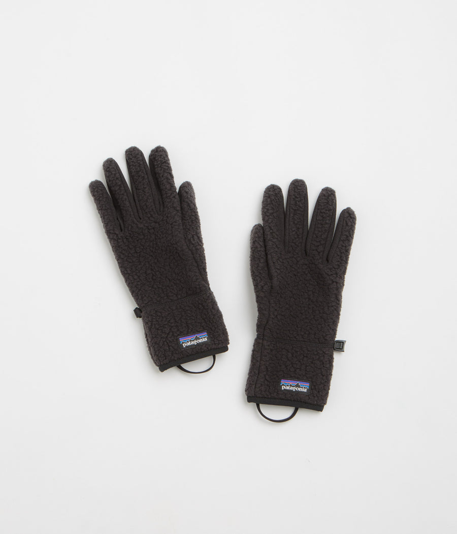 Patagonia Retro Pile Gloves - Black