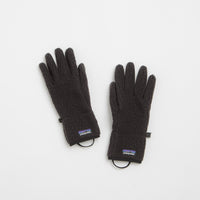 Patagonia Retro Pile Gloves - Black thumbnail