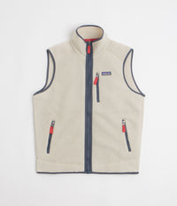 Patagonia Retro Pile Vest in Pelican and Smolder Blue