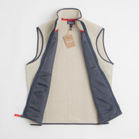 Patagonia Retro Pile Vest in Pelican and Smolder Blue thumbnail