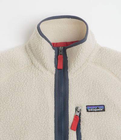 Patagonia Retro Pile Vest in Pelican and Smolder Blue