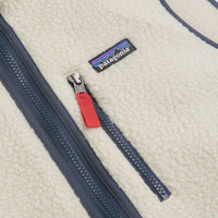 Patagonia Retro Pile Vest in Pelican and Smolder Blue thumbnail