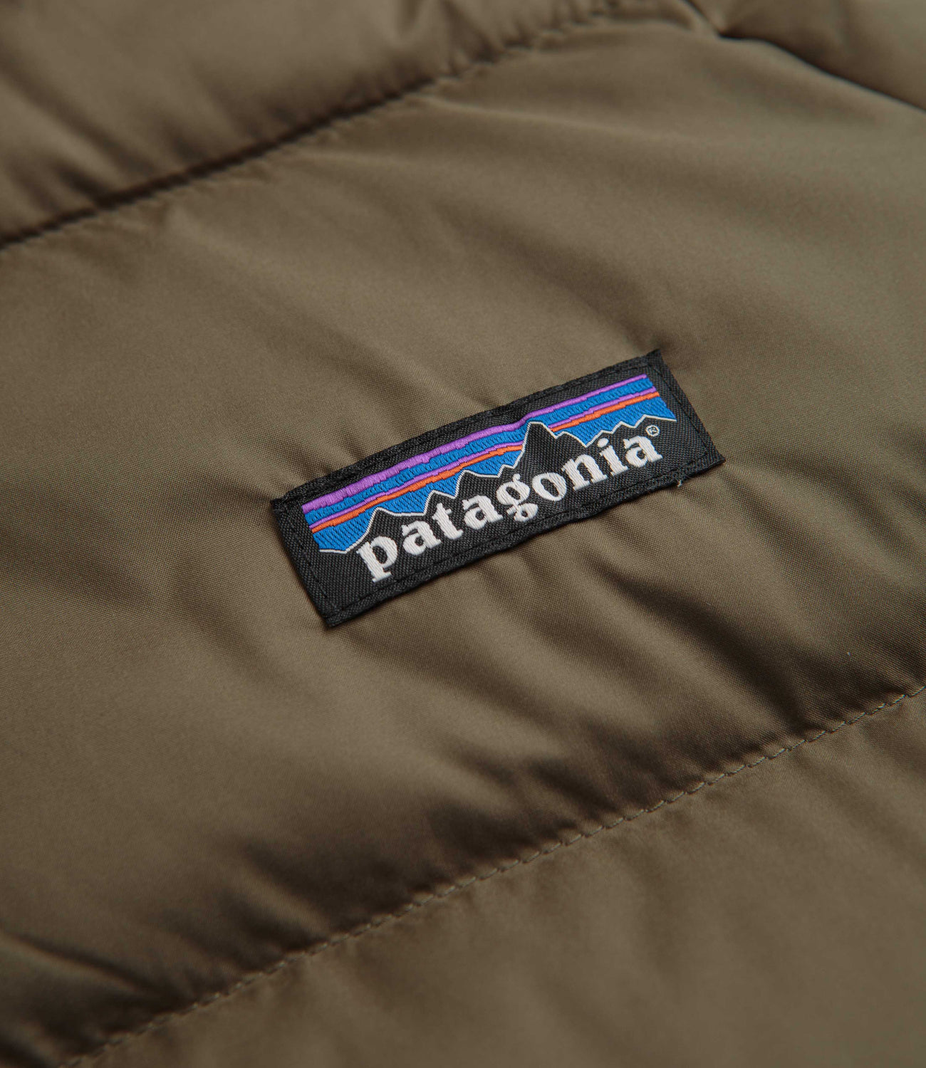 Patagonia Reversible Silent Down Jacket Basin Green Flatspot