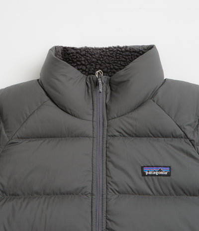Patagonia Reversible Silent Down Jacket in Forge Grey