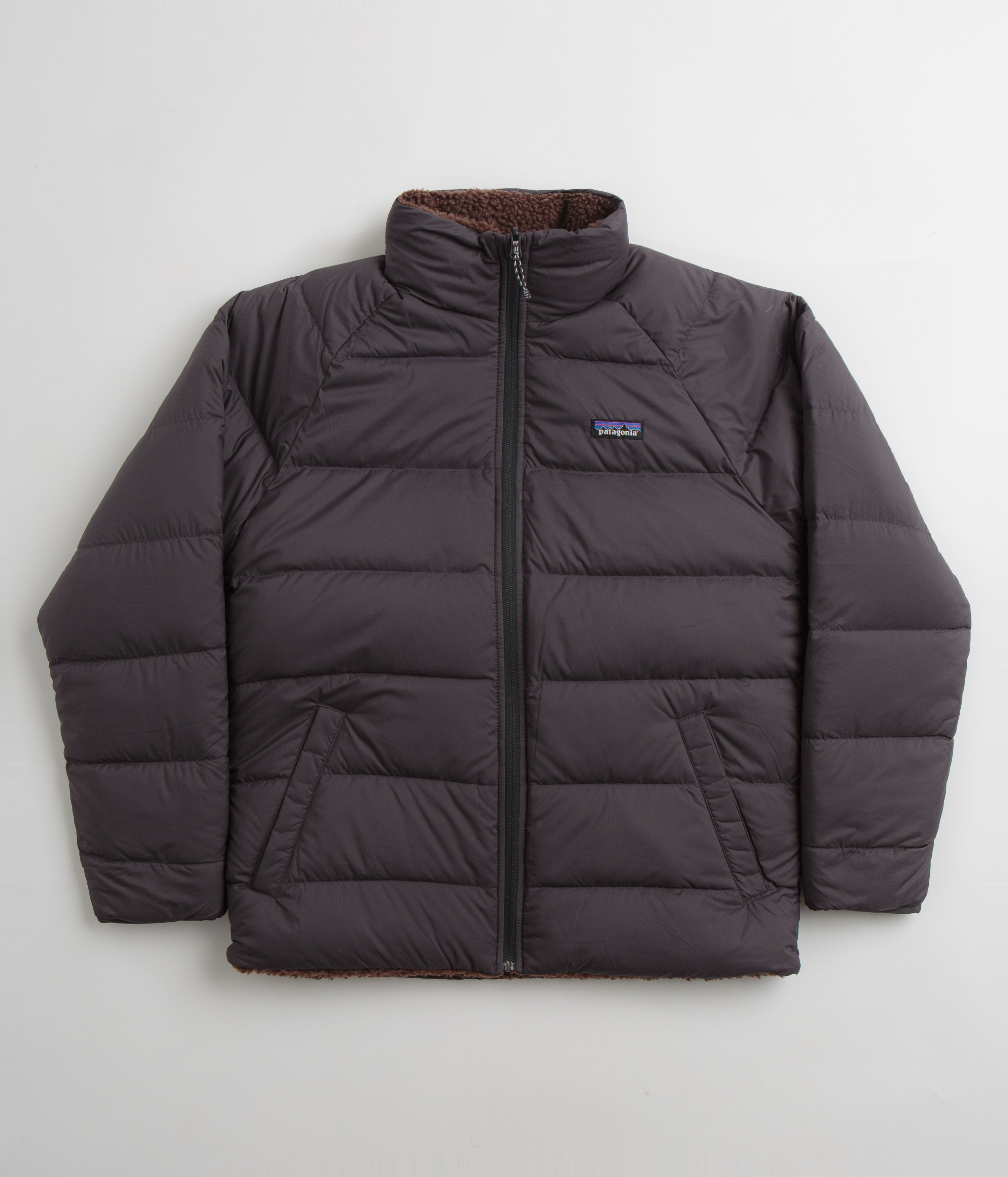 Patagonia Reversible Silent Down Jacket Ink Black Flatspot