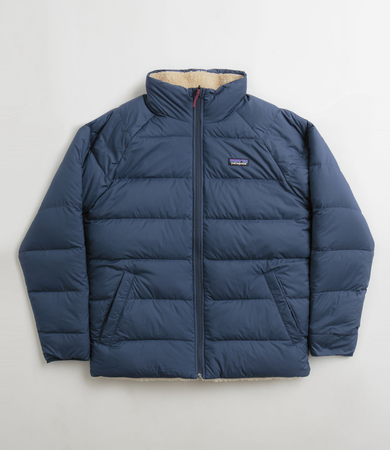 Patagonia Reversible Silent Down Jacket - Basin Green