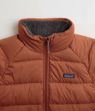 Patagonia Reversible Silent Down Jacket - Sisu Brown