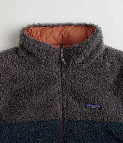Patagonia Reversible Silent Down Jacket - Sisu Brown