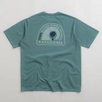 Patagonia Rubber Tree Mark Responsibili-Tee T-Shirt - Belay Blue thumbnail
