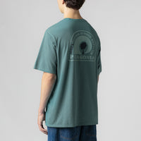 Patagonia Rubber Tree Mark Responsibili-Tee T-Shirt - Belay Blue thumbnail