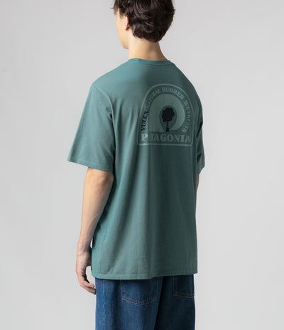 Patagonia Rubber Tree Mark Responsibili-Tee T-Shirt - Belay Blue