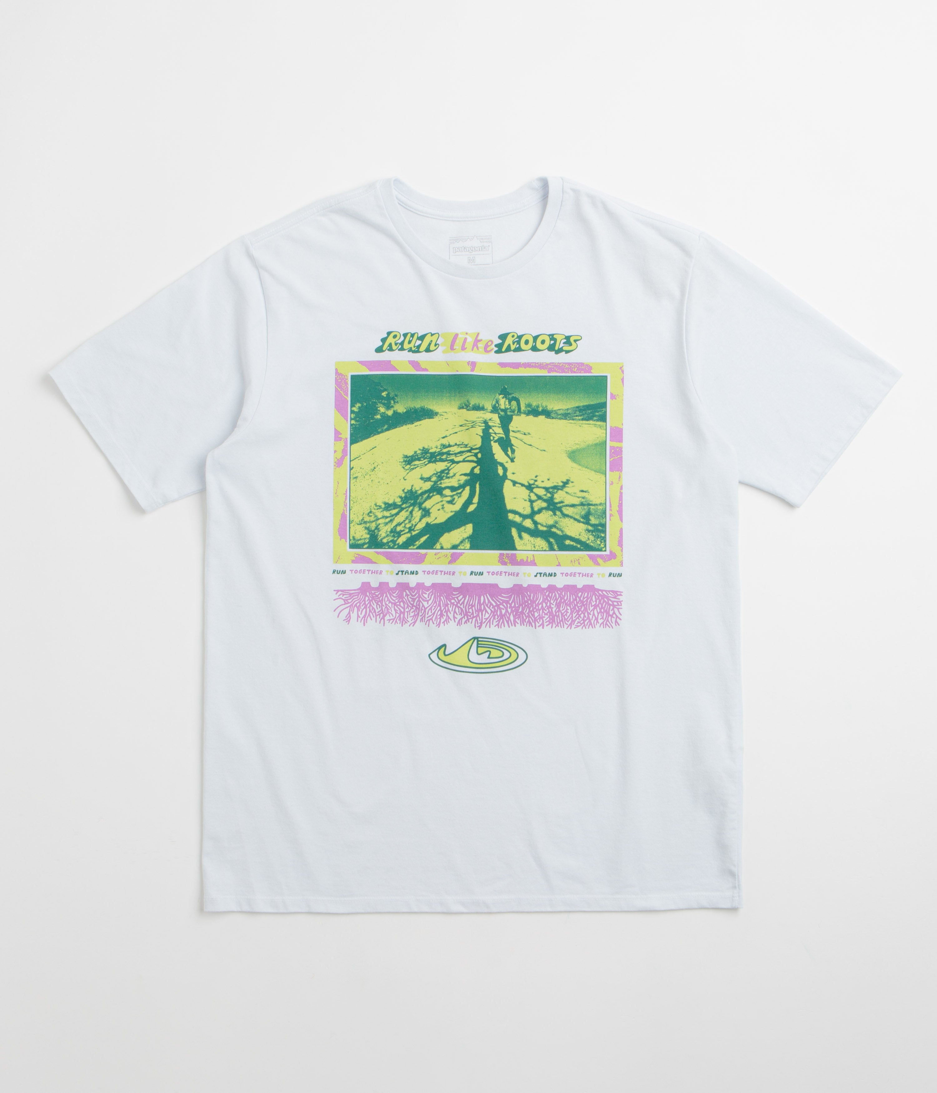 Patagonia Run Like Roots Responsibili-Tee T-Shirt - White