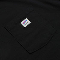Patagonia Shop Sticker Pocket Responsibili-Tee Long Sleeve T-Shirt in Black thumbnail