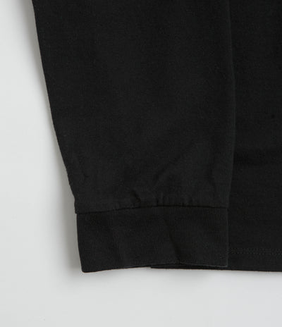 Patagonia Shop Sticker Pocket Responsibili-Tee Long Sleeve T-Shirt in Black