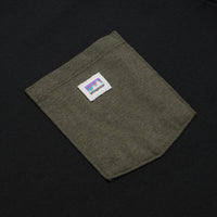 Patagonia Shop Sticker Pocket Responsibili-Tee T-Shirt - Black / Basin Green thumbnail