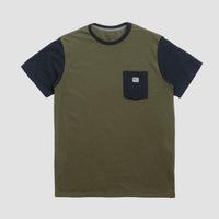 Patagonia Shop Sticker Pocket Responsibili-Tee T-Shirt - Tent Green thumbnail