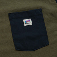 Patagonia Shop Sticker Pocket Responsibili-Tee T-Shirt - Tent Green thumbnail