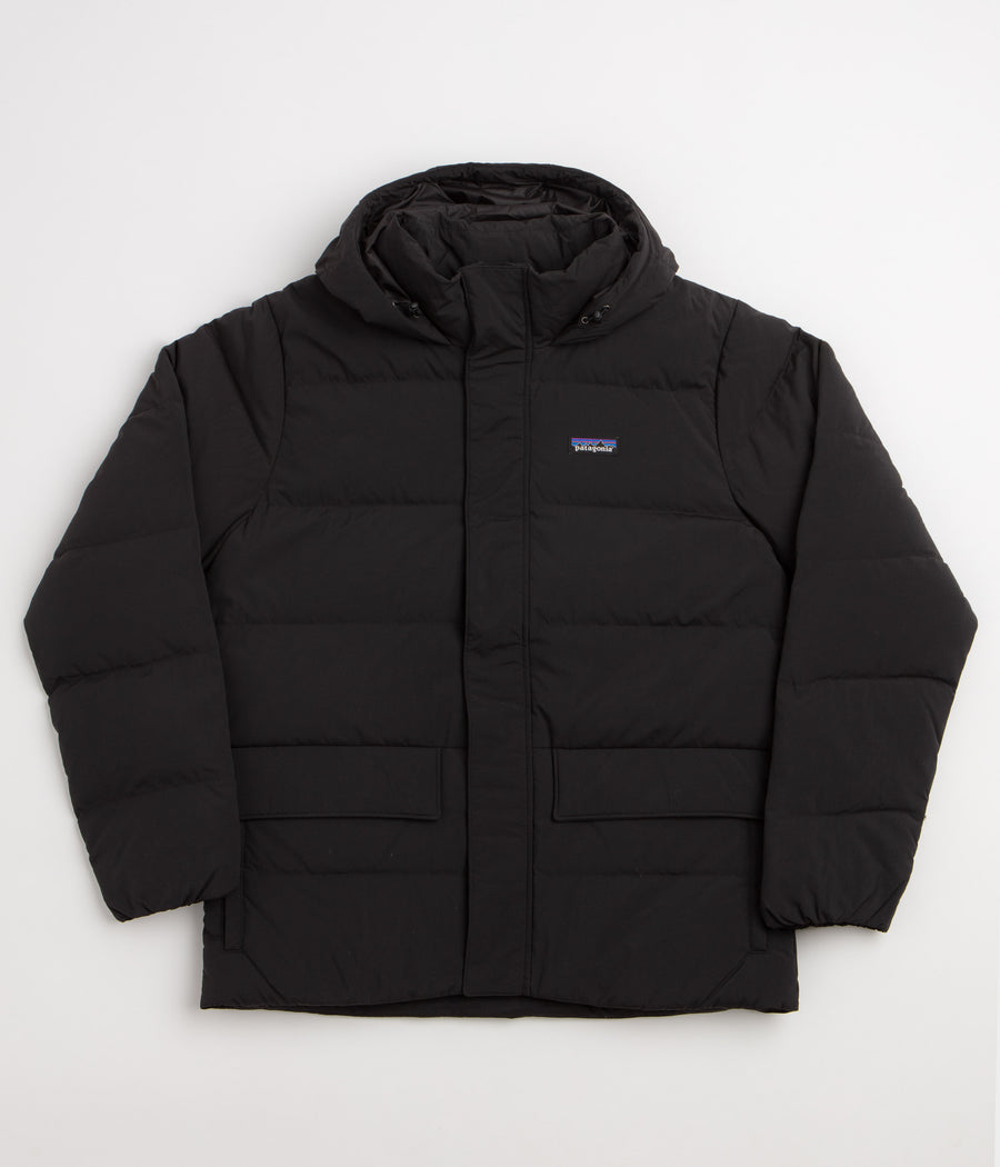 Patagonia Sisar Down Hoodie Jacket in Black
