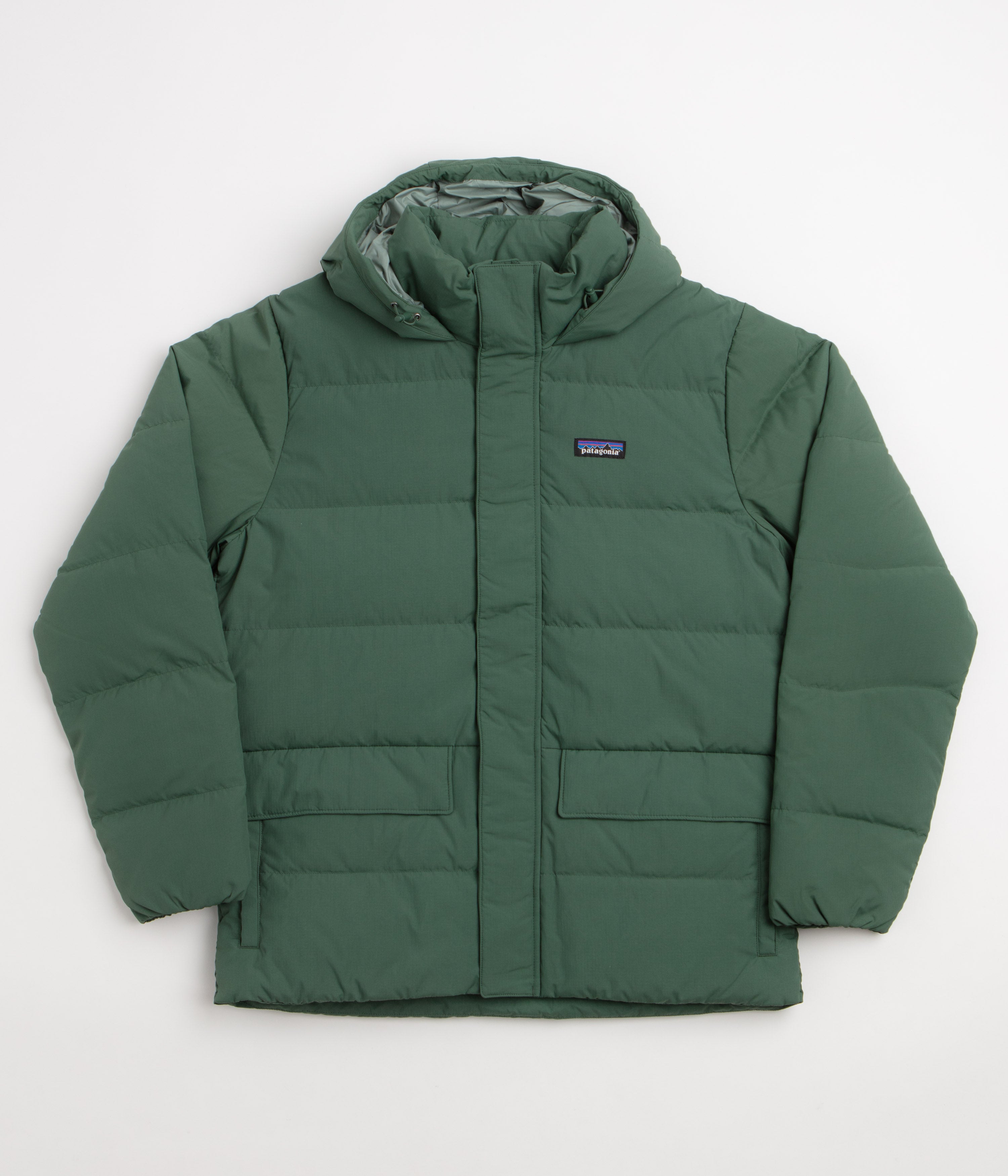Patagonia Sisar Down Hoodie Jacket in Canopy Green