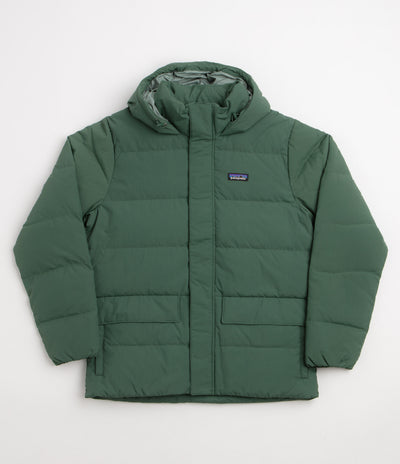Patagonia Sisar Down Hoodie Jacket in Canopy Green