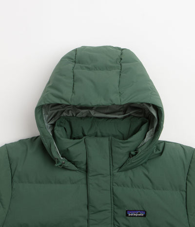 Patagonia Sisar Down Hoodie Jacket in Canopy Green