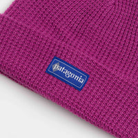 Patagonia Snowdrifter Beanie - Hut Tripper Label: Amaranth Pink thumbnail