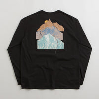 Patagonia Snowstitcher Pocket Responsibili-Tee Long Sleeve T-Shirt in Ink Black thumbnail