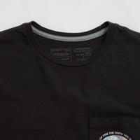 Patagonia Snowstitcher Pocket Responsibili-Tee Long Sleeve T-Shirt in Ink Black thumbnail