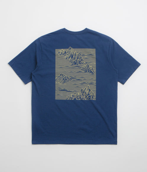 Patagonia Strataspire Responsibili-Tee T-Shirt - Clement Blue