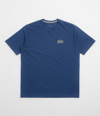 Patagonia Strataspire Responsibili-Tee T-Shirt - Clement Blue