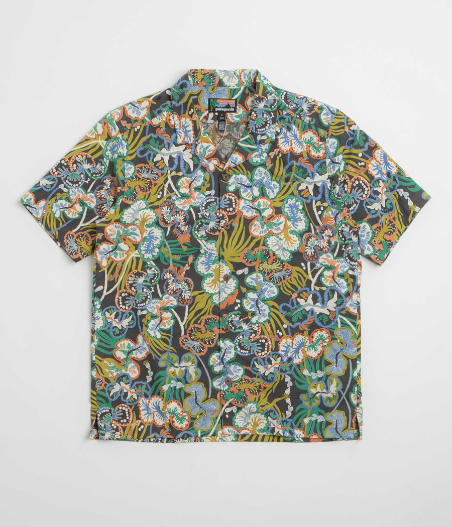 Patagonia Tidal Threads Camp Shirt in Undersea: Ink Black
