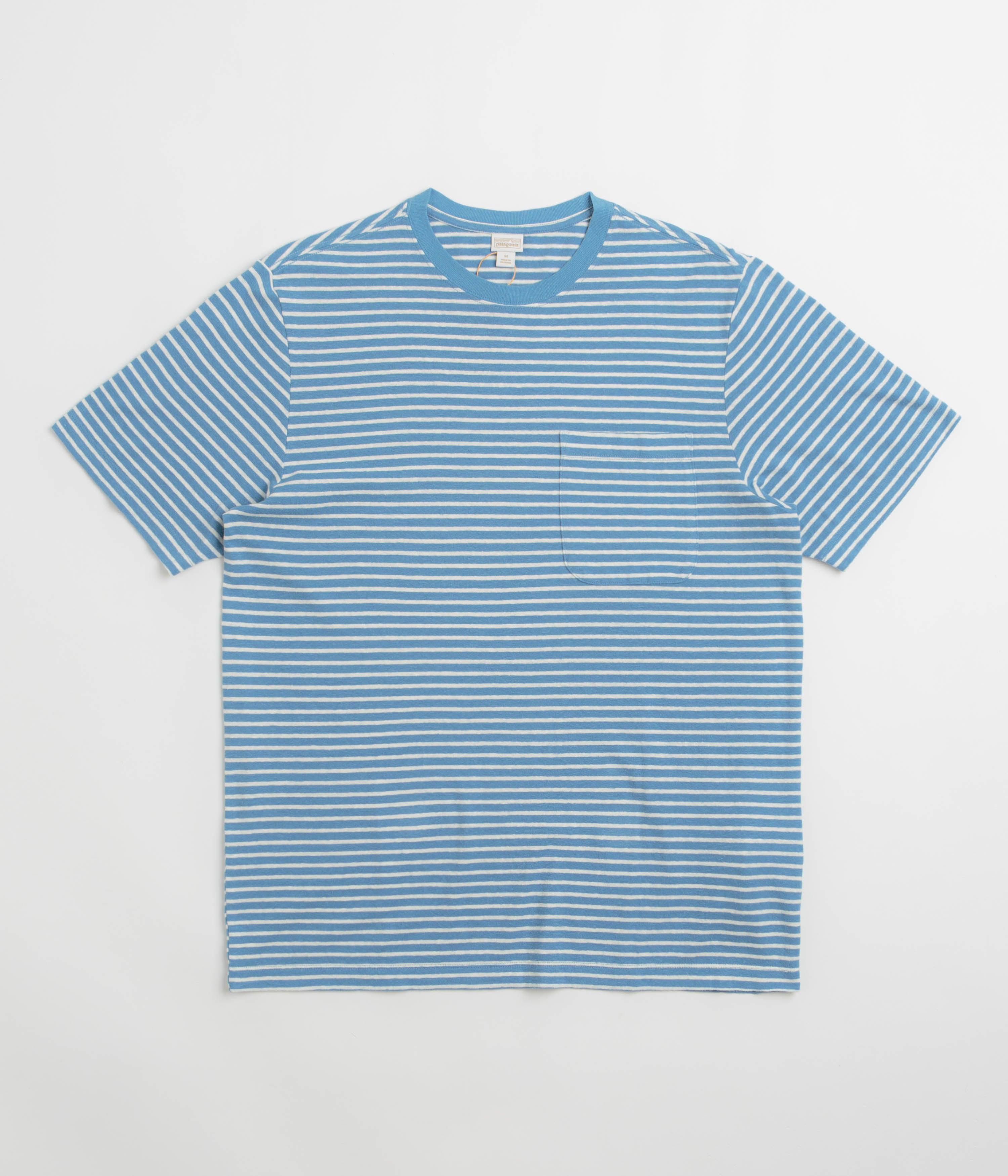 Patagonia Trail Harbor Pocket T-Shirt - Steps: Shore Blue