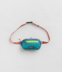 Patagonia Ultralight Black Hole Mini Hip Pack in Patchwork: Subtidal Blue