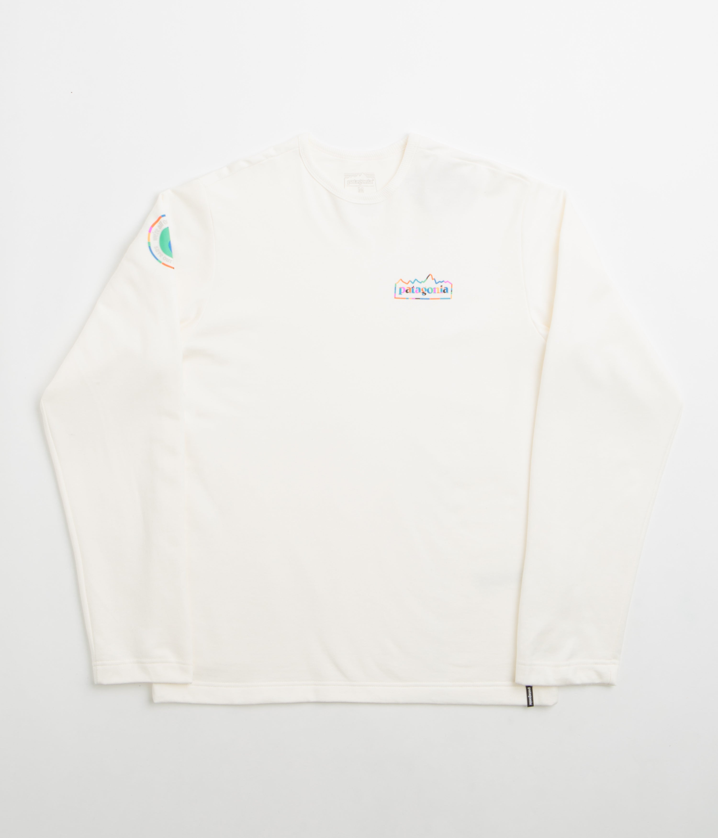 Patagonia Unity Fitz Wildrise Crewneck Sweatshirt in Birch White
