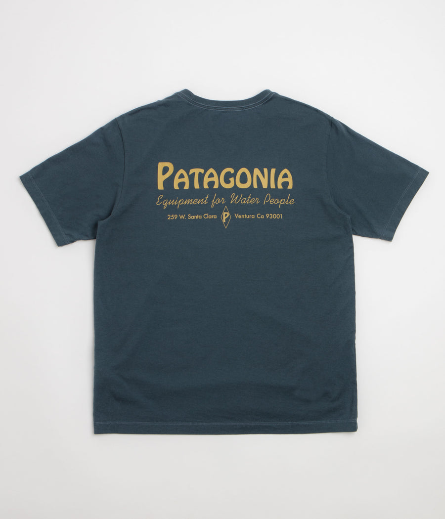 Patagonia Water People Banner T-Shirt - Summit Blue