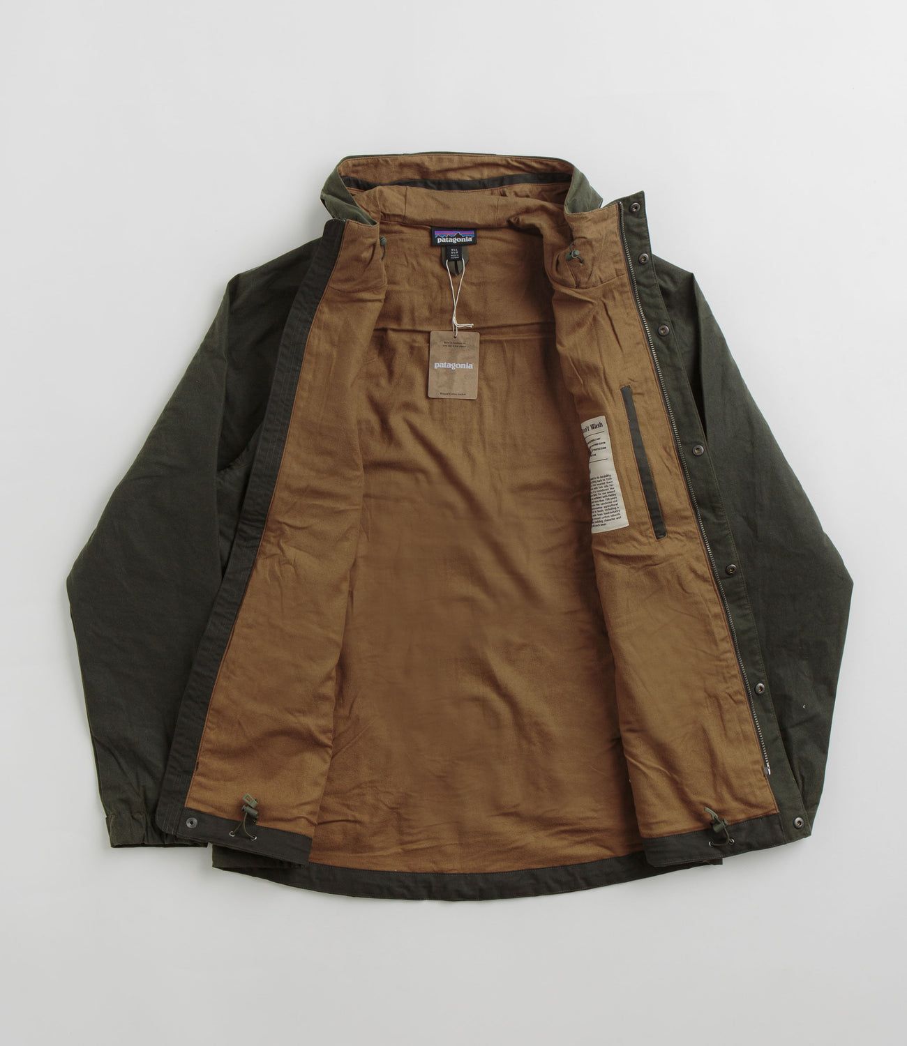 Waxed cotton parka cheap