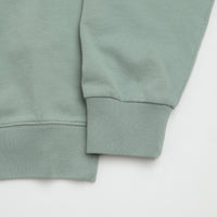 Patagonia Womens 95 Oval Logo Daily Crewneck Sweatshirt - Cover Green thumbnail