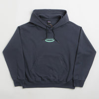 Patagonia Womens 95 Oval Logo Daily Hoodie - Smolder Blue: Moon Tripper thumbnail