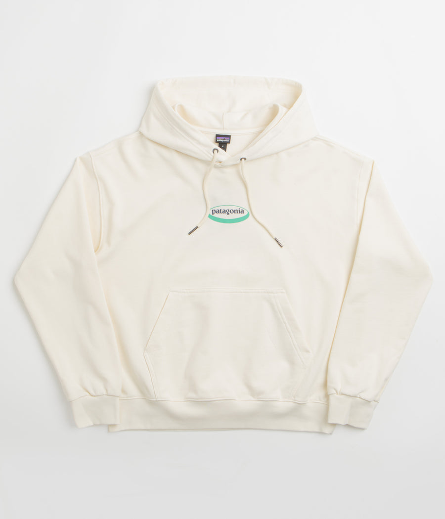 Patagonia Womens 95 Oval Logo Daily Hoodie - Wool White