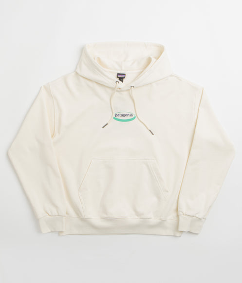 Patagonia Womens 95 Oval Logo Daily Hoodie - Wool White