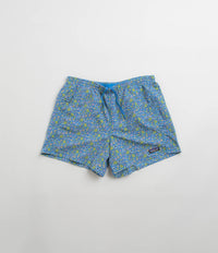 Patagonia Womens Baggies 5" Shorts in Floral Fun: Vessel Blue