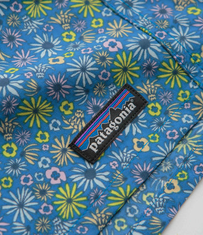 Patagonia Womens Baggies 5" Shorts in Floral Fun: Vessel Blue