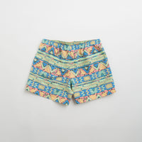 Patagonia Womens Baggies 5" Shorts in High Hopes Geo: Salamander Green thumbnail