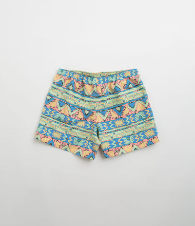 Patagonia Womens Baggies 5" Shorts in High Hopes Geo: Salamander Green