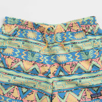 Patagonia Womens Baggies 5" Shorts in High Hopes Geo: Salamander Green thumbnail
