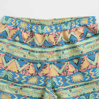 Patagonia Womens Baggies 5" Shorts in High Hopes Geo: Salamander Green thumbnail