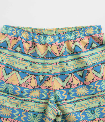 Patagonia Womens Baggies 5" Shorts in High Hopes Geo: Salamander Green