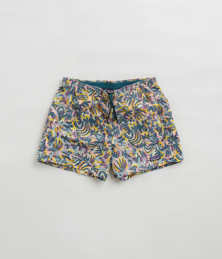 Patagonia Womens Baggies 5" Shorts in Wild Botanist: Tidal Teal