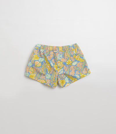 Patagonia Womens Barely Baggies 2.5" Shorts - Flourish: Abundant Blue